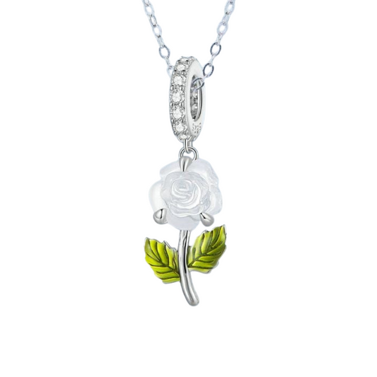 Blush Bloom Rose Charm