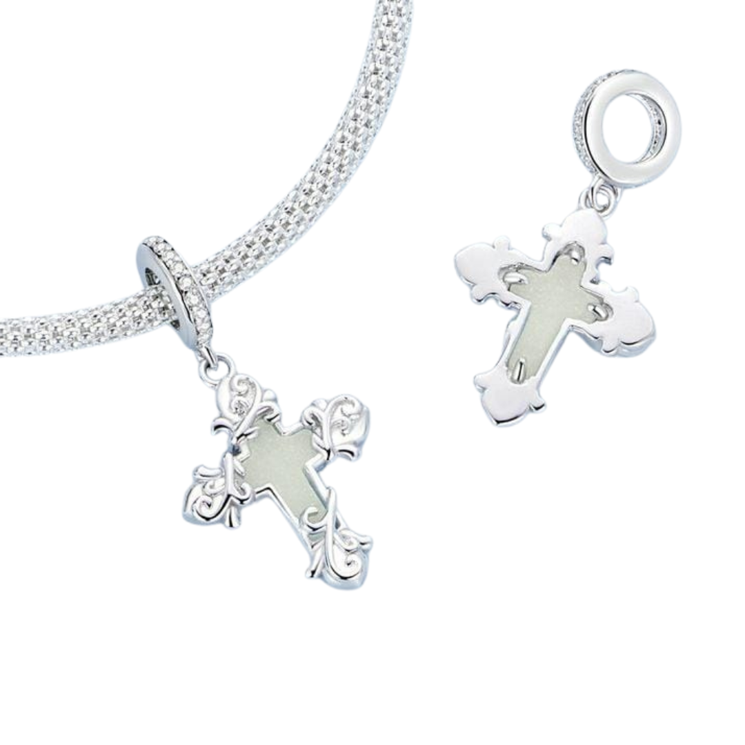 Faith Cross Glow Light Charm