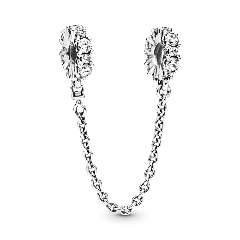 Eternal Bloom Silver Drop Safety Chain